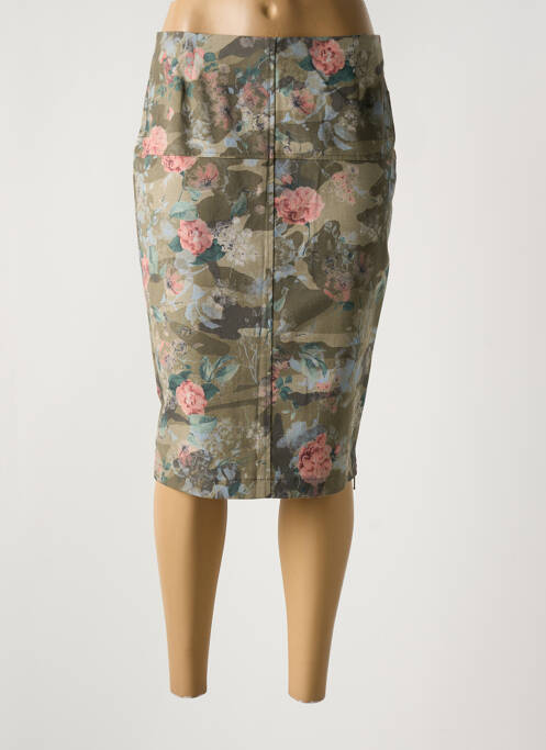 Jupe mi-longue beige FEMMES JE VOUS AIME pour femme