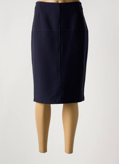 Jupe mi-longue bleu FEMMES JE VOUS AIME pour femme