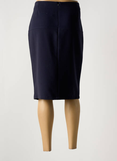 Jupe mi-longue bleu FEMMES JE VOUS AIME pour femme