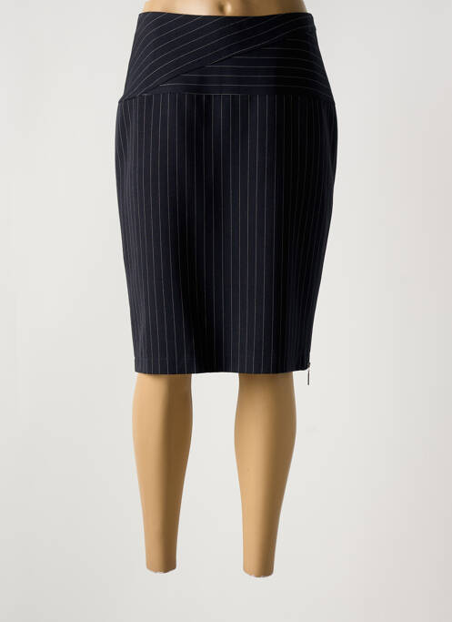 Jupe mi-longue noir FEMMES JE VOUS AIME pour femme