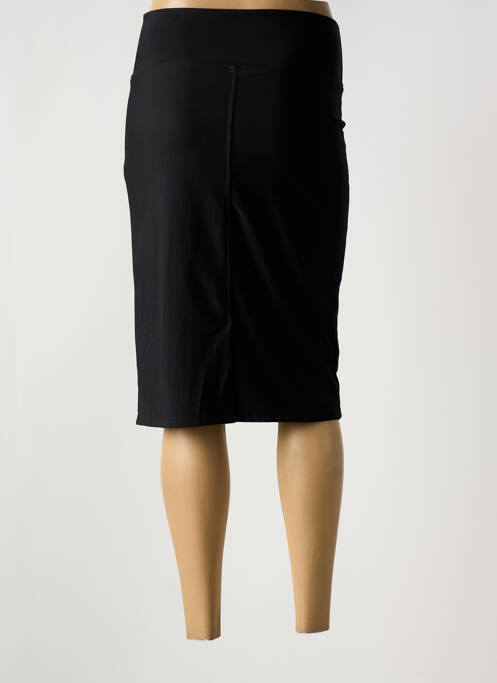 Jupe mi-longue noir MODE DE PARIS pour femme