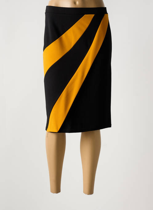 Jupe mi-longue noir ROMEO POUR JULIETTE pour femme