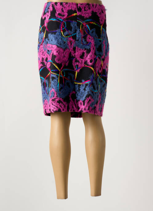 Jupe mi-longue violet UN TEMPS POUR ELLE pour femme