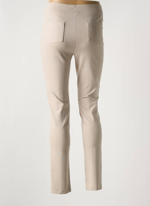 Pantalon slim beige FEMMES JE VOUS AIME pour femme