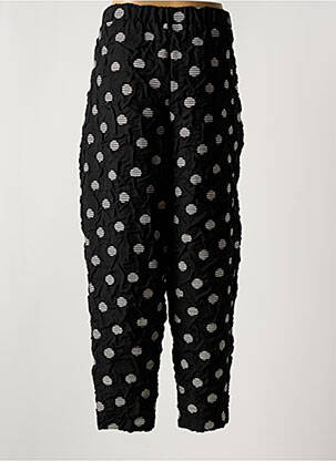 Pantalon droit taille haute taille haute noir KOKOMARINA femme