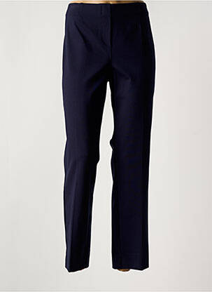 Pantalon slim taille haute taille haute bleu MODE DE PARIS femme