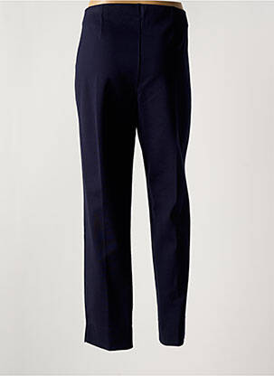 Pantalon slim taille haute taille haute bleu MODE DE PARIS femme