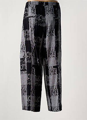 Pantalon droit fermeture zippée sous rabat boutonné taille normale gris ALAIN MURATI femme