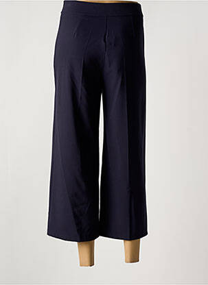 Pantalon 7/8 taille haute taille haute bleu MISS SIDECAR femme