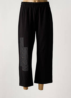 Pantalon 7/8 taille élastique taille normale noir ALAIN MURATI femme