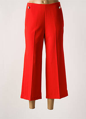 Pantalon 7/8 taille haute taille haute orange MISS SIDECAR femme