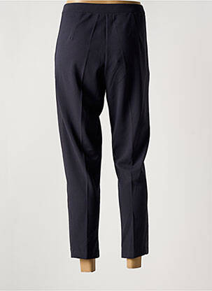 Pantalon 7/8 taille à pinces taille normale bleu ALAIN MURATI femme