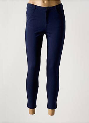 Pantalon slim skinny taille normale bleu LEO & UGO femme