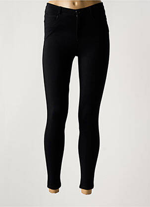 Pantalon slim noir LEO & UGO pour femme