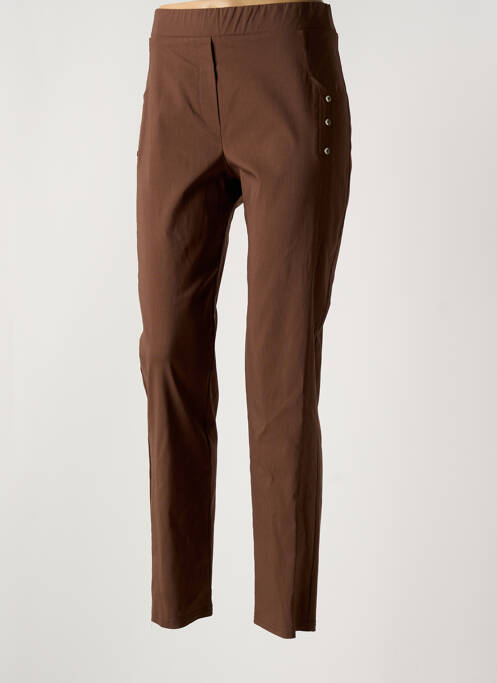 Jegging marron HALOGENE pour femme