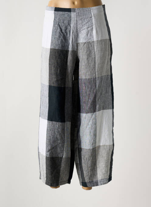 Pantalon 7/8 gris KOKOMARINA pour femme