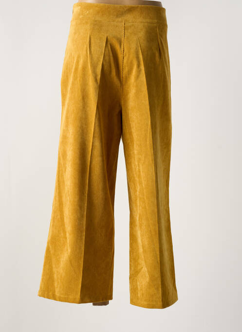 Pantalon 7/8 jaune MISS SIDECAR pour femme