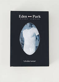 T-shirt stretch manches courtes blanc EDEN PARK homme