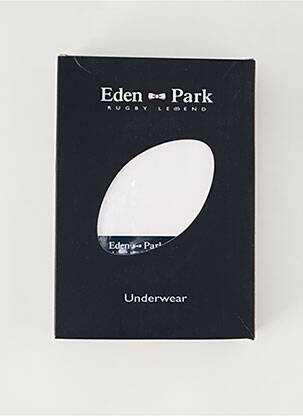 T-shirt stretch manches courtes blanc EDEN PARK homme
