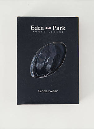 T-shirt stretch manches longues noir EDEN PARK homme