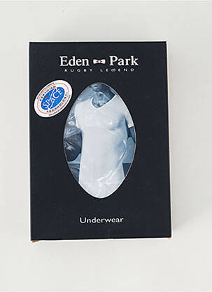 T-shirt stretch manches courtes noir EDEN PARK homme