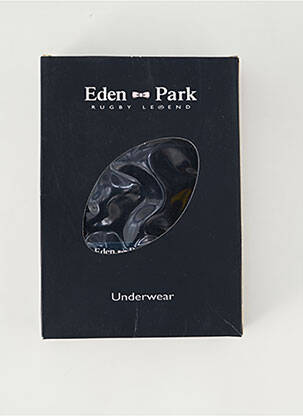 T-shirt stretch manches courtes noir EDEN PARK homme