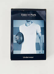 T-shirt blanc EDEN PARK pour homme seconde vue