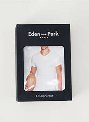 T-shirt blanc EDEN PARK pour homme seconde vue