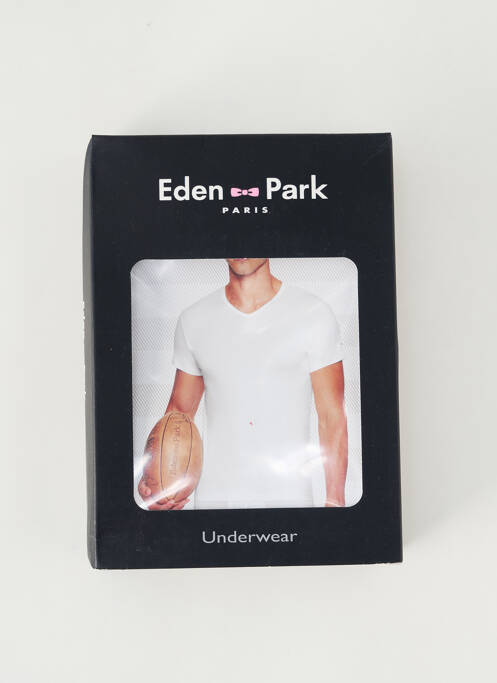 T-shirt blanc EDEN PARK pour homme