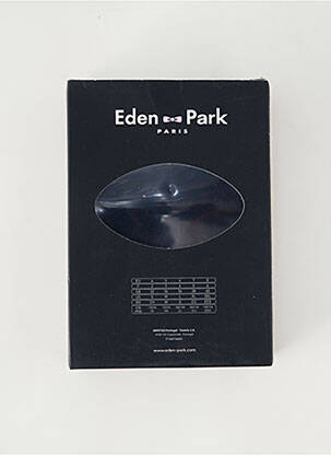 T-shirt stretch manches courtes noir EDEN PARK homme