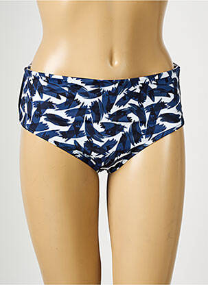 Bas de maillot de bain imprimé fantaisie culotte bleu SIMONE PERELE femme