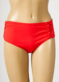 Bas de maillot de bain effet matière satinée culotte orange SIMONE PERELE femme