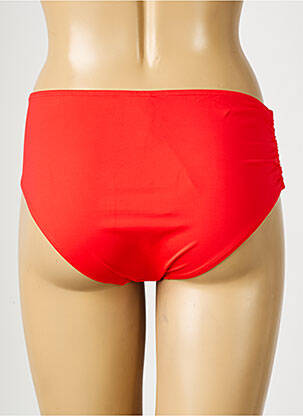 Bas de maillot de bain effet matière satinée culotte orange SIMONE PERELE femme