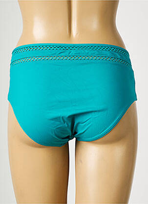 Bas de maillot de bain effet matière satinée culotte vert SIMONE PERELE femme