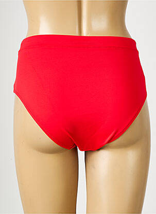 Bas de maillot de bain effet matière satinée culotte rouge SIMONE PERELE femme