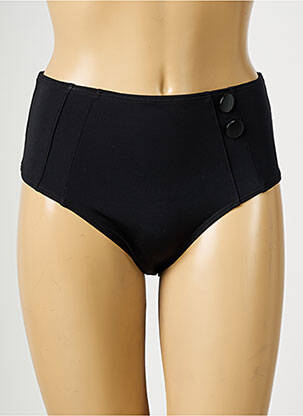 Bas de maillot de bain effet matière satinée culotte noir SIMONE PERELE femme