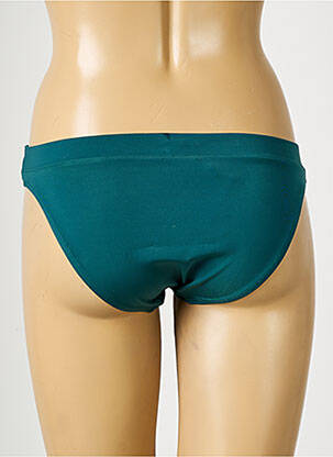 Bas de maillot de bain effet matière satinée culotte vert SIMONE PERELE femme