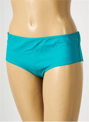 Bas de maillot de bain effet matière satinée culotte vert SIMONE PERELE femme