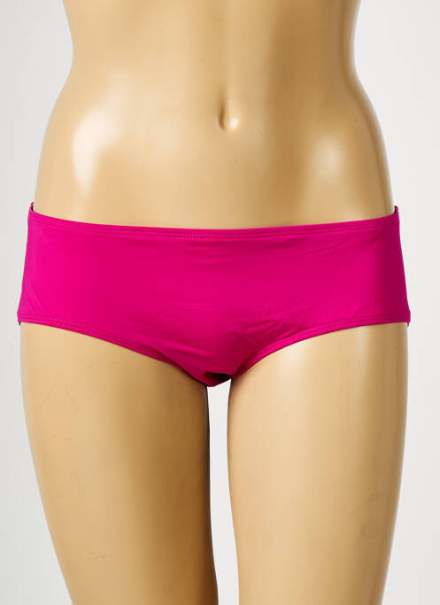 Bas de maillot de bain effet matière satinée culotte violet AUBADE femme