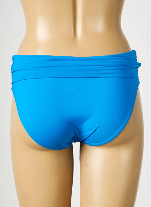 Bas de maillot de bain effet matière satinée culotte bleu AUBADE femme