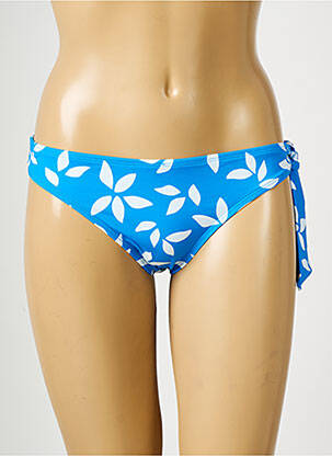 Bas de maillot de bain imprimé fantaisie culotte bleu AUBADE femme