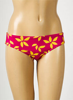 Bas de maillot de bain imprimé fantaisie culotte violet AUBADE femme