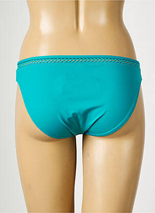 Bas de maillot de bain effet matière satinée culotte vert SIMONE PERELE femme