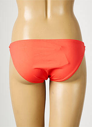 Bas de maillot de bain effet matière satinée culotte orange SIMONE PERELE femme