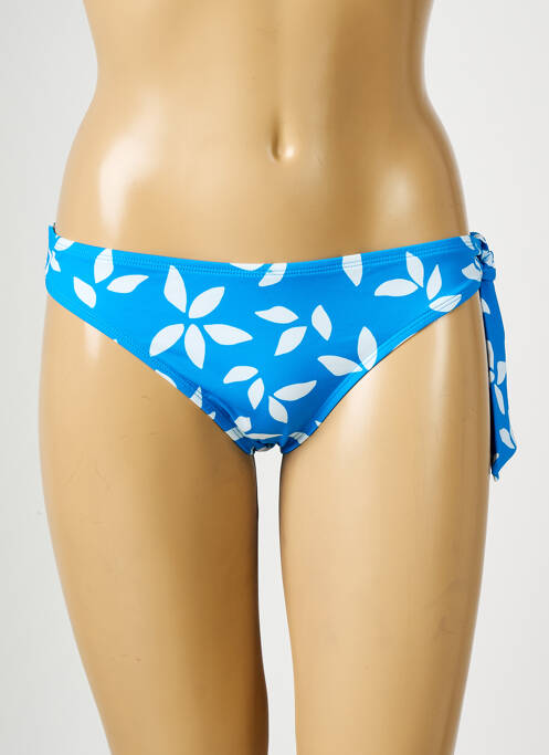 Bas de maillot de bain imprimé fantaisie culotte bleu AUBADE femme