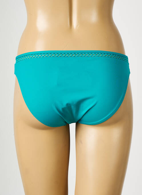 Bas de maillot de bain effet matière satinée culotte vert SIMONE PERELE femme