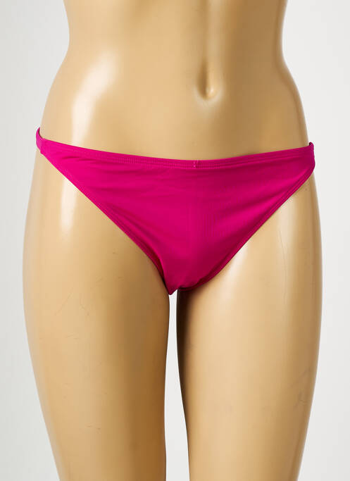 Bas de maillot de bain effet matière satinée culotte violet AUBADE femme