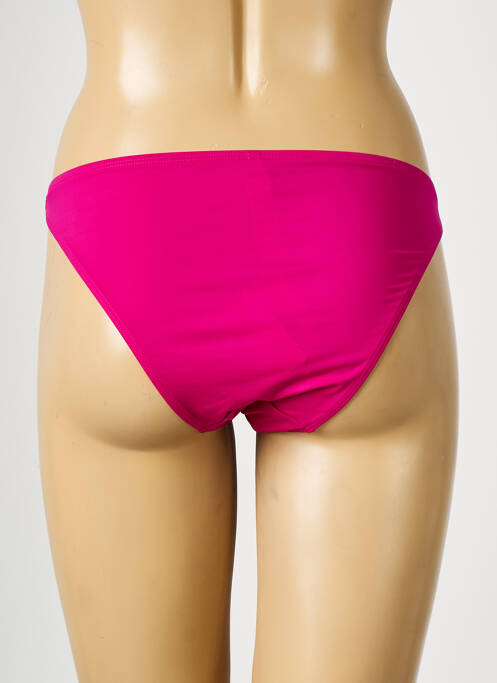 Bas de maillot de bain effet matière satinée culotte violet AUBADE femme