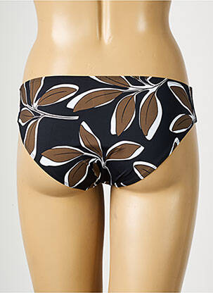 Bas de maillot de bain imprimé fantaisie culotte noir AUBADE femme
