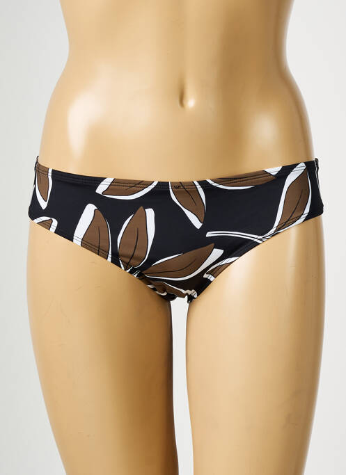 Bas de maillot de bain imprimé fantaisie culotte noir AUBADE femme
